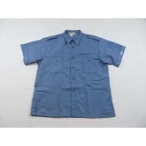 Big Yank Shirt, Sport Abouts, Blue Button Up Sz XL 48 1970s